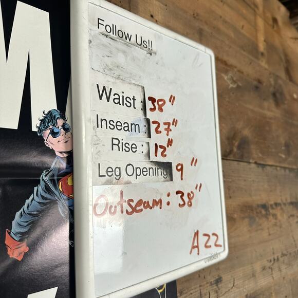 Baggy Y2K Dickies Carpenter Pants Mossy Green Size 38x27 Workwear Canvas Faded - Picture 5 of 5